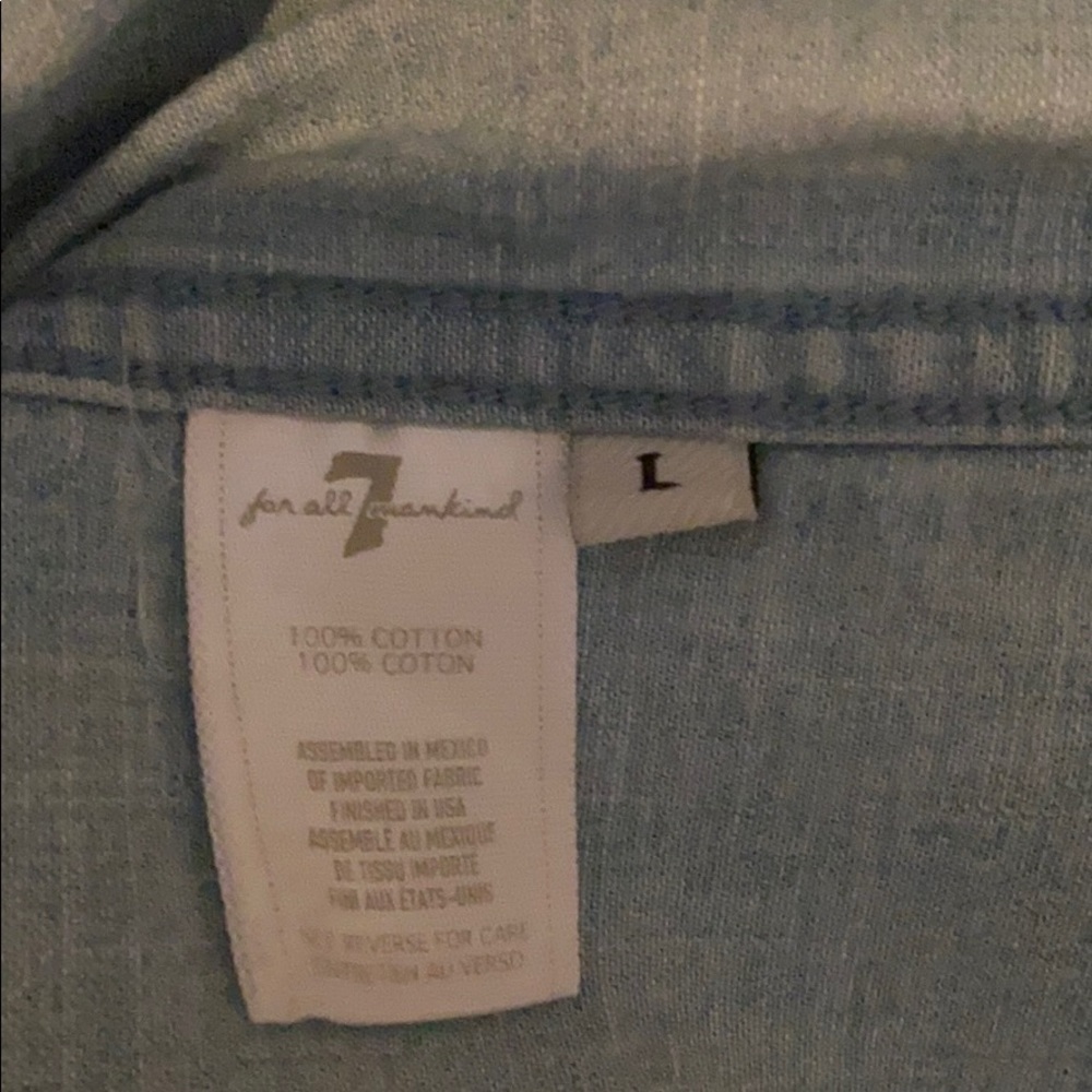 7 for all mankind - Size large jean dress!